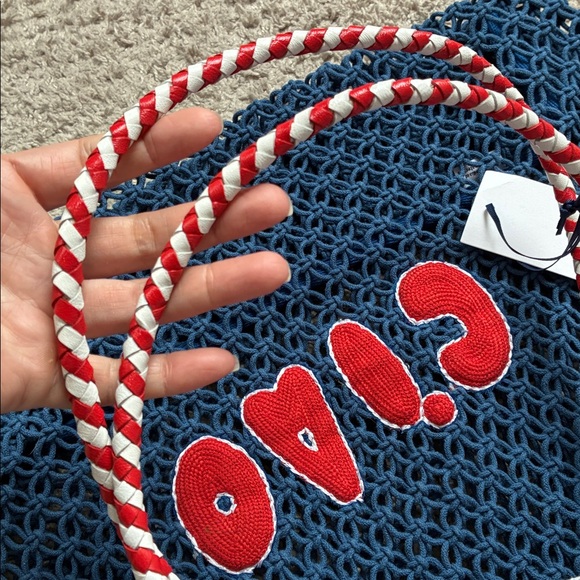 Clare V L'Été Blur Crochet Ciao Tote - Picture 10 of 10